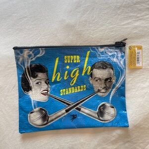 Blue Graphic Pouch - Super High Standards